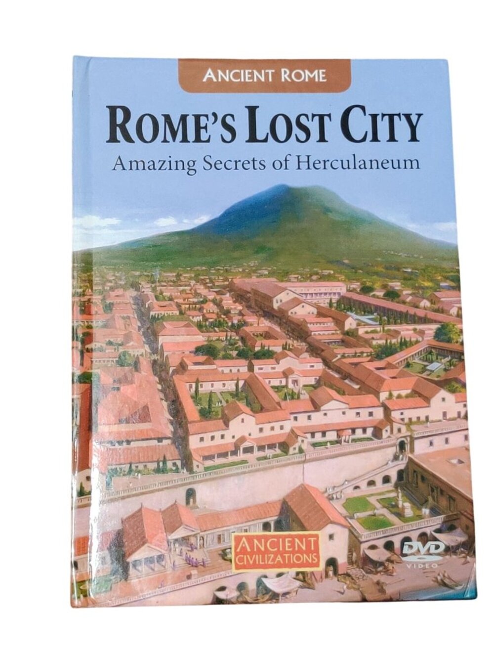 Ancient Civilizations Book 10 Rome's Lost City Herculaneum Hardcover DVD 2008